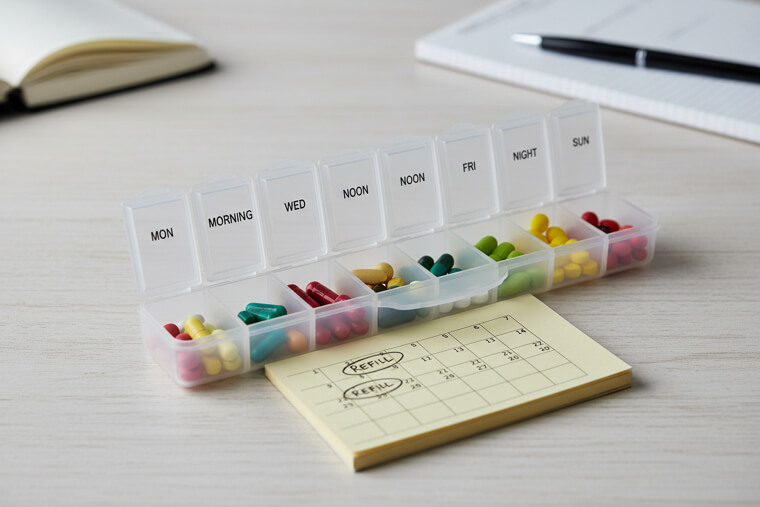 Use a Weekly Pill Tray Like a Safety Net — With a Twist