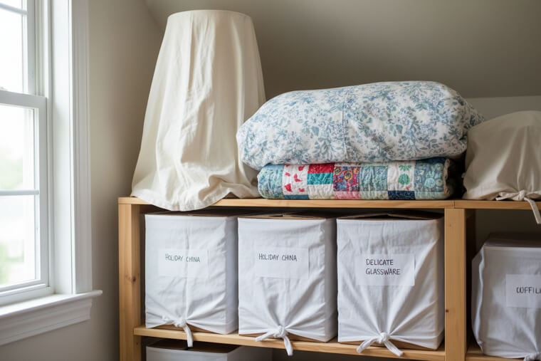 Turn Old Pillowcases into Dust Covers