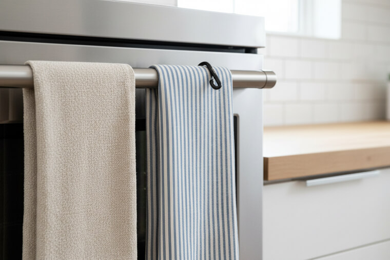 Hang Kitchen Towels the Smart Way