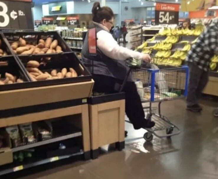 Ma'am, You Can't Sit On The Apples