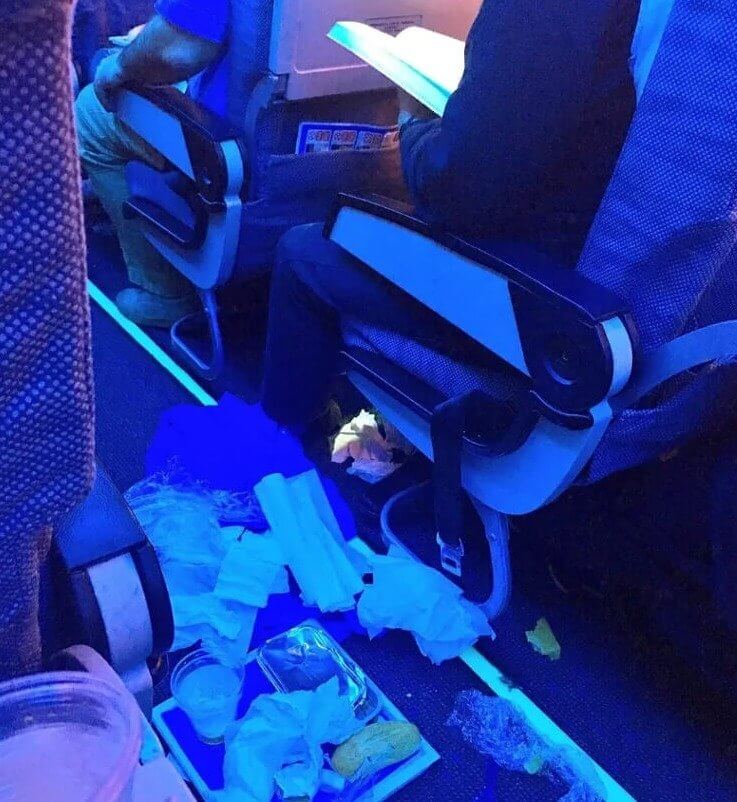 He Threw His Entire Food Tray on the Floor When He Was Done
