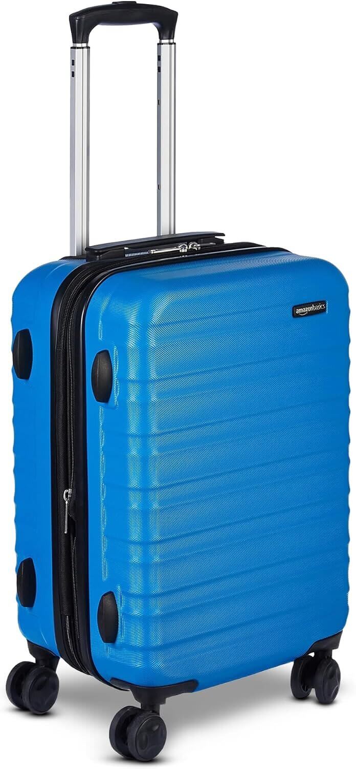 Amazon Basics Carry-On - Durable, Expandable, Scratch-Resistant Suitcase 