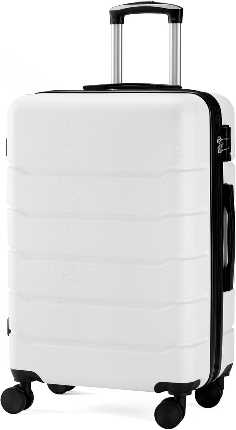 Simple Deluxe Luggage: Durable Spinner Wheels & TSA Lock 