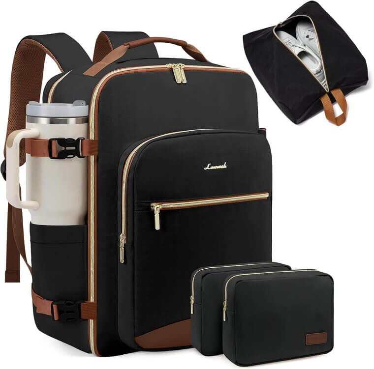 LOVEVOOK Travel Backpack: Perfect for Airplane Adventures - Don’t Miss the 10% Discount!
