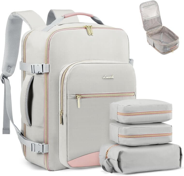 LOVEVOOK Travel Backpack - Versatile, Airline-Approved, Waterproof Essential - Now 17% Off!