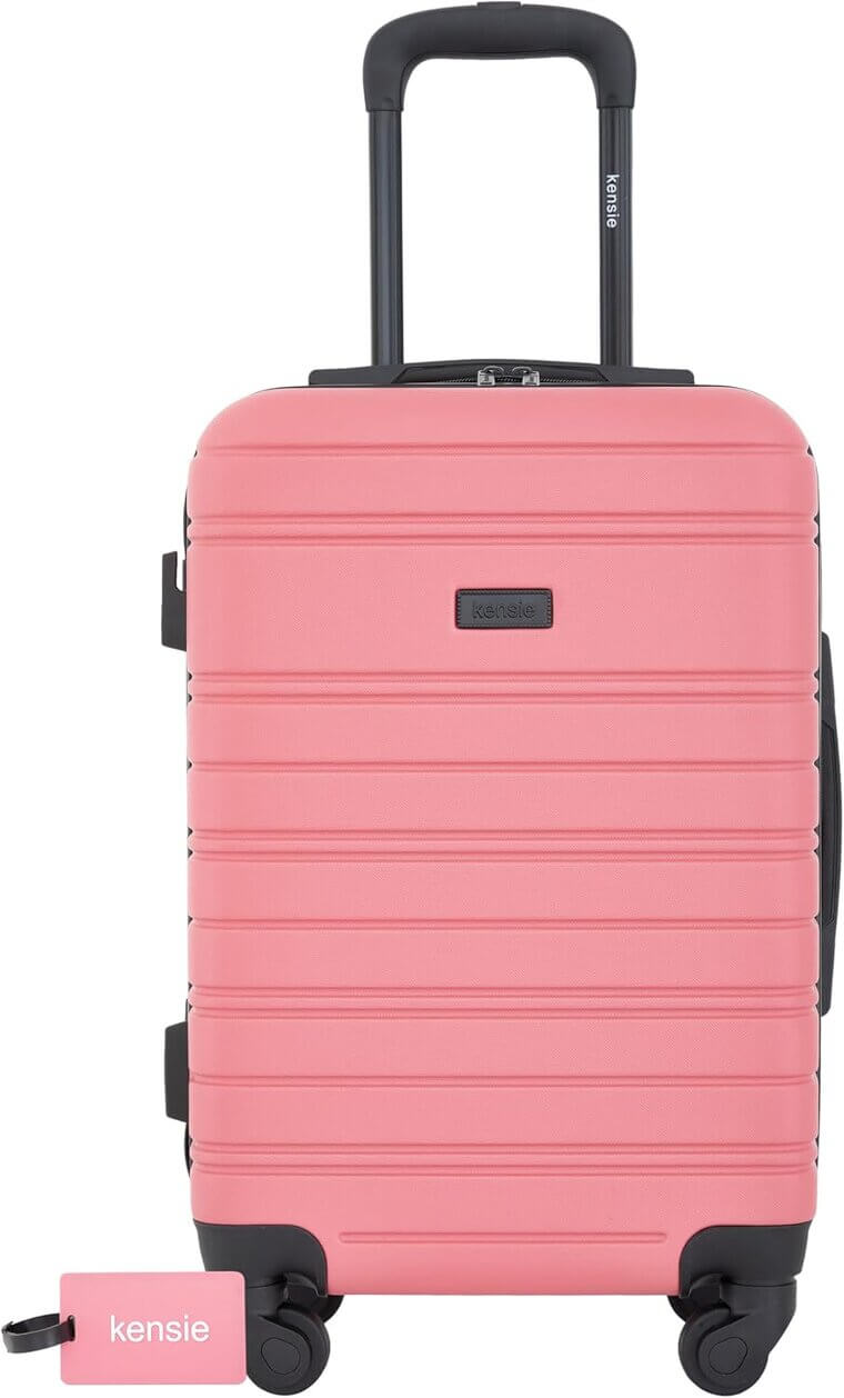 Kensie Peonies Luggage - Stylish Travel Companion, Flowering Ginger - 13% Off!