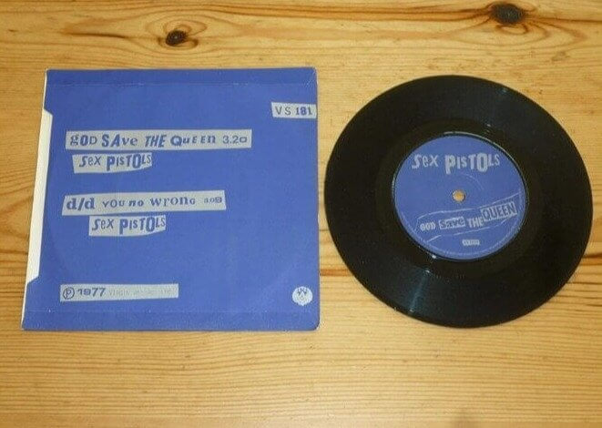 God Save the Queen, 1977, Sex Pistols: $20,000