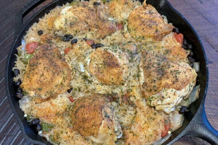 Skillet Chicken and Rice