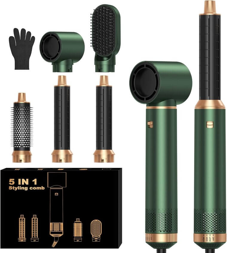 5 in 1 Blow Dryer for Effortless Styling - Now 8% Off!