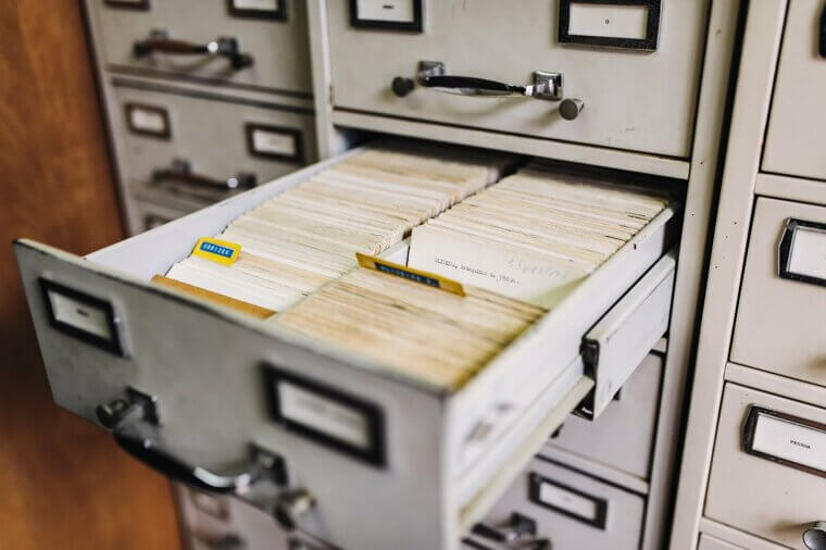 Filing Cabinets Filled With Papers