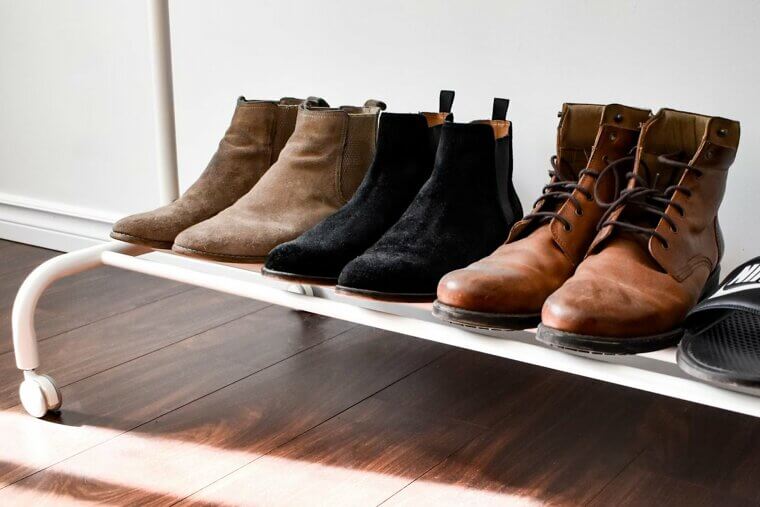 Shoe Racks That Block Entryways