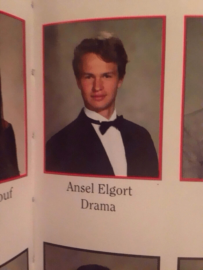 Ansel Elgort Yearbook Spotting