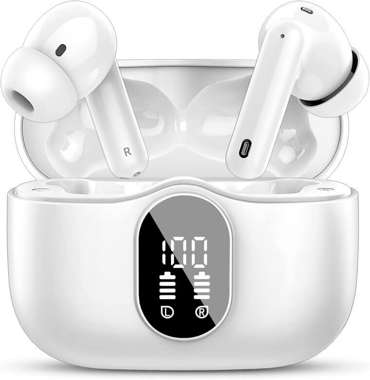 Wireless Earbuds: Bluetooth 5.4, Bass Stereo, IP7 Waterproof Fun - Enjoy 33% Off!
