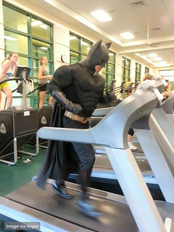 Batman Needs To Get His Cardio In To Hunt Down Villains