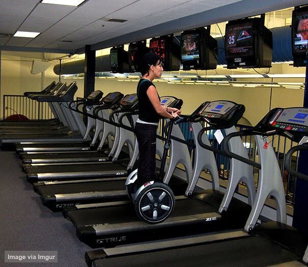 The Whole Point Of Using A Treadmill Is To Walk Or Run On It