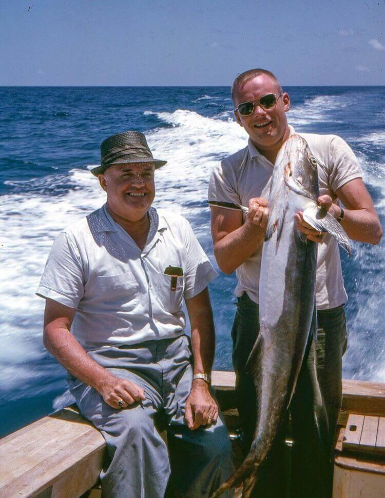 Neil Armstrong And Fishing