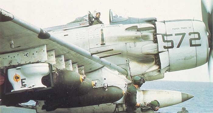 Don't Miss the Toilet Bomb on This 1965 A-1 Skyraider