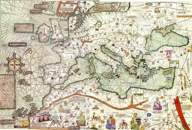You Won't Find Latitude or Longitude in a Medieval Atlas
