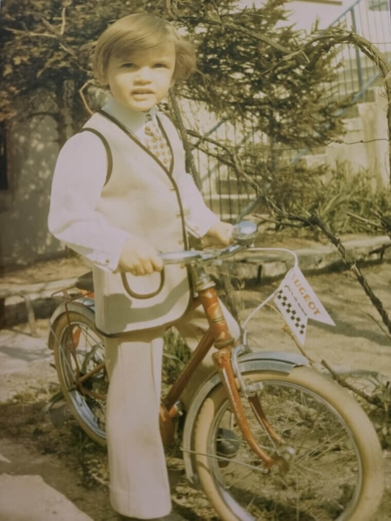 Childhood Fashion and No-Helmet Bicycle Adventures in the 1960s