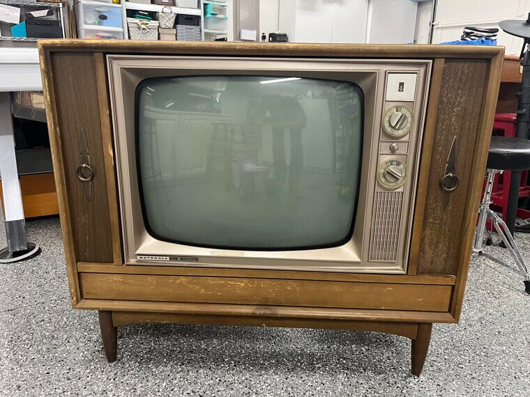 Bulky TV Consoles in Every Living Room