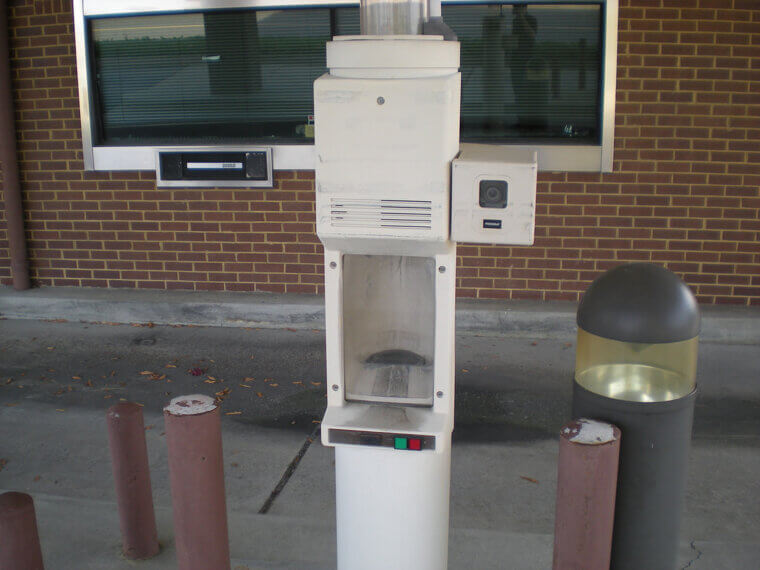 Drive-Up Banking With Pneumatic Tubes