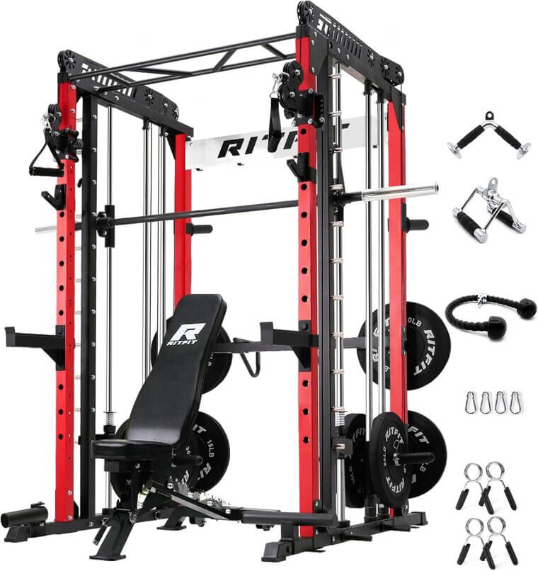 RitFit M1 Smith Machine - Your Ultimate Home Gym Power Rack - Now 20% Off!