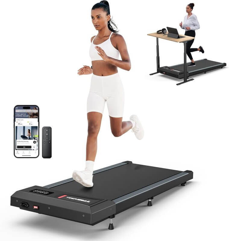 WELLFIT Walking Pad with 3-Level Incline for Home Workouts - Now 40% Off!