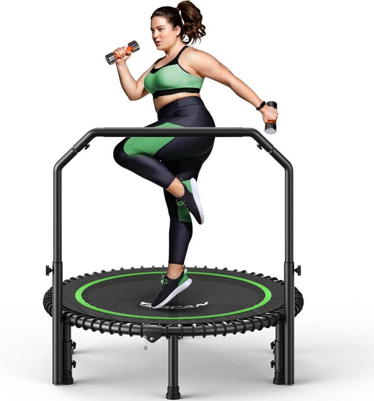 BCAN Mini Rebounder Trampoline - Perfect for Fitness & Relaxation! - Enjoy 30% Off!