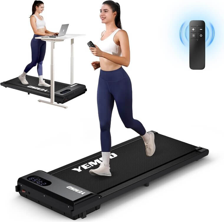 Walking Pad: Portable Under Desk Fitness Solution with Remote 