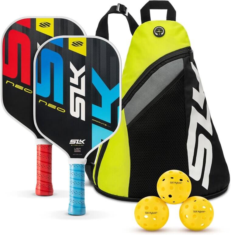 SLK Pickleball Paddles Set - Perfect for Beginners! - 44% Off!