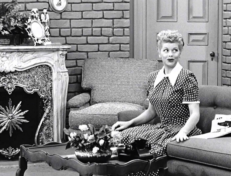 Lucille Ball’s High-Fashion Polka Dots From "I Love Lucy"