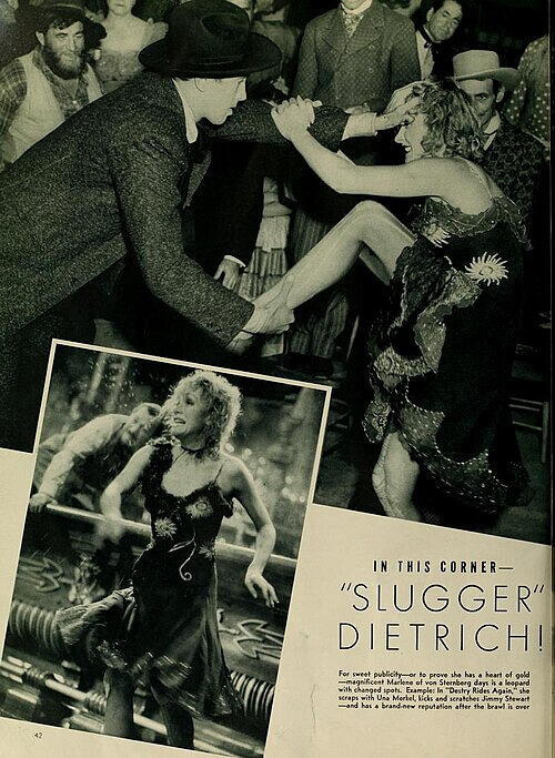 The Scandalous Sheer Illusions of Marlene Dietrich in "Destry Rides Again"