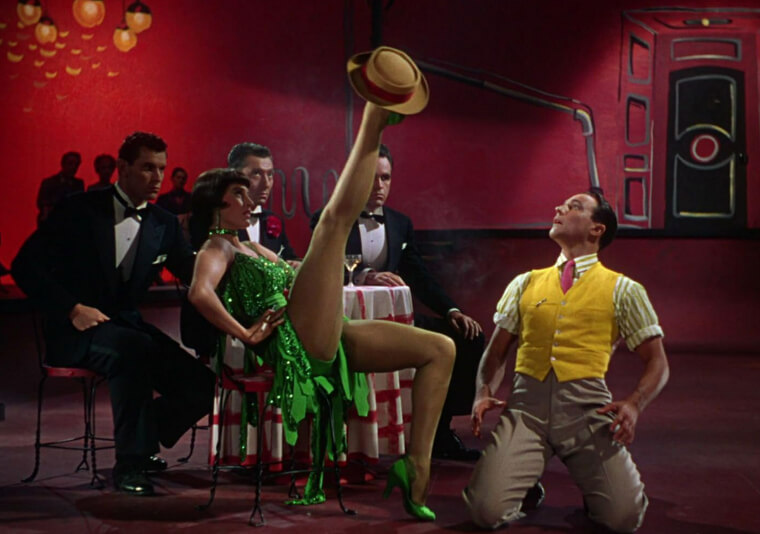 Cyd Charisse’s Leggy Green Tunic in "Singin’ in the Rain"