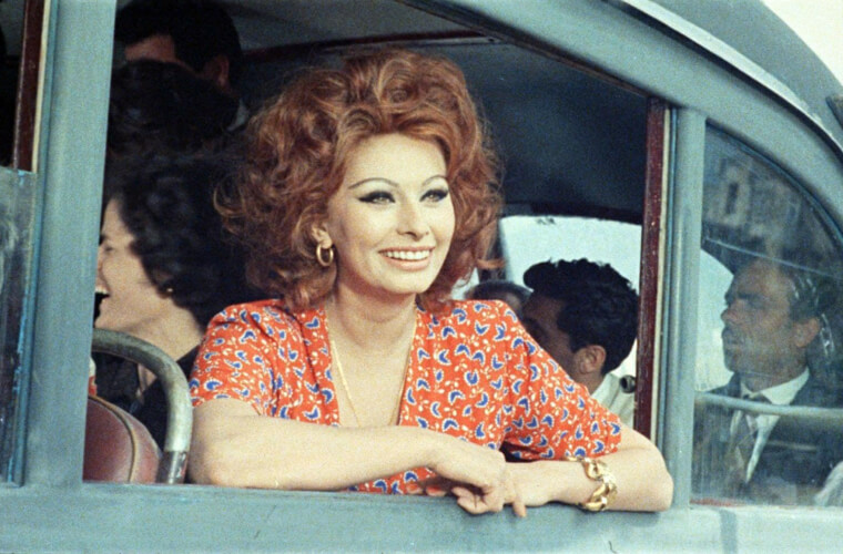 The Mona Lisa Gown of Sophia Loren in "Marriage Italian Style"