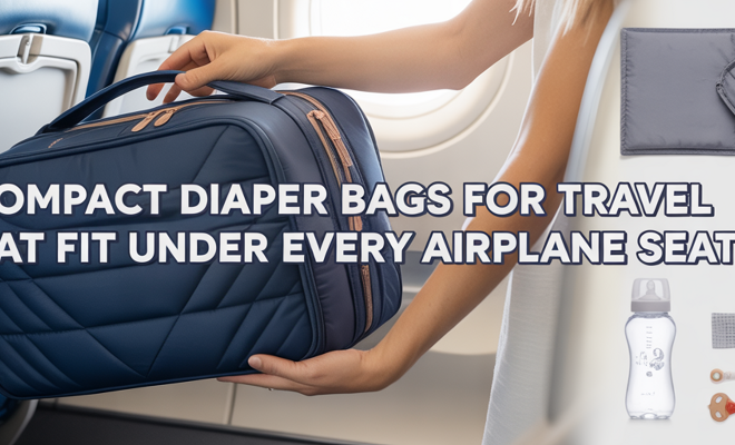 Compact Diaper Bags for Travel That Fit Under Every Airplane Seat