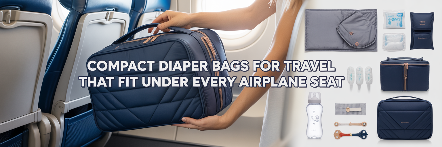 Compact Diaper Bags for Travel That Fit Under Every Airplane Seat