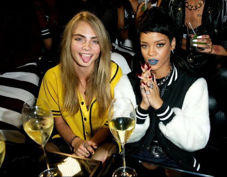 Cara Delevingne And Rihanna