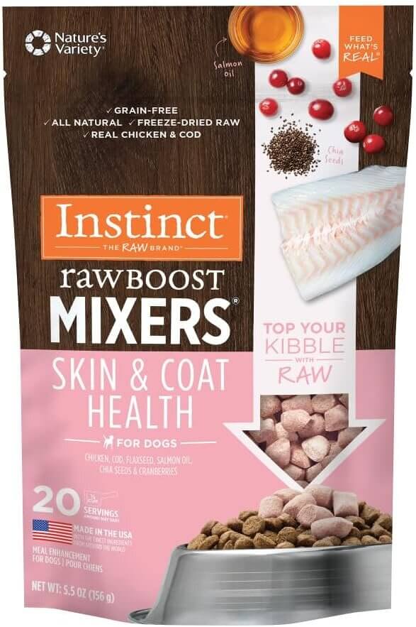 Instinct Raw Boost Mixers for Healthy Skin & Coat 