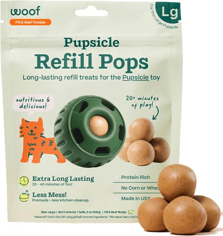 WOOF Pupsicle Treats - Tasty, Long-Lasting Snacks for Your Pup 