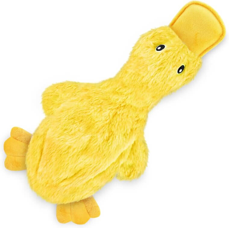 Crinkle Duck Dog Toy - Perfect for Chewers & Fetch Lovers 
