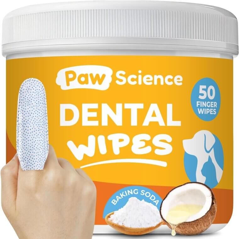 Pet Dental Wipes - Easy Tooth Cleaning for Cats & Dogs 