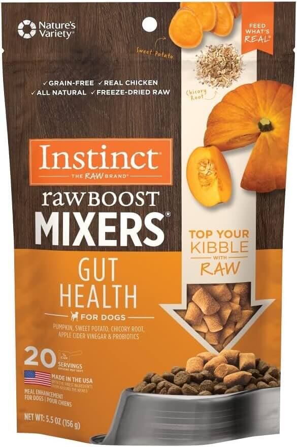 Instinct Raw Boost Mixers for Gut Health - Delicious & Nutritious Dog Topper - Now 6% Off!