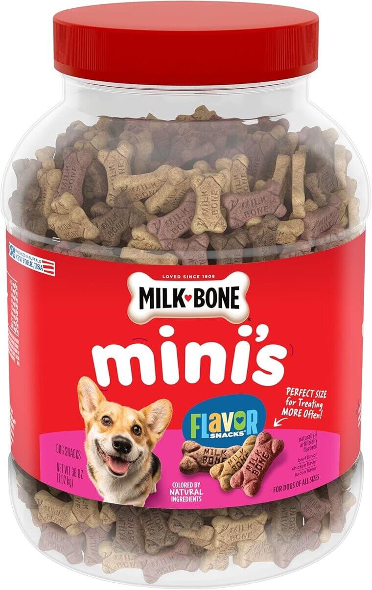 Milk-Bone Mini Dog Treats - Tasty, Healthy & Fun Snacks 