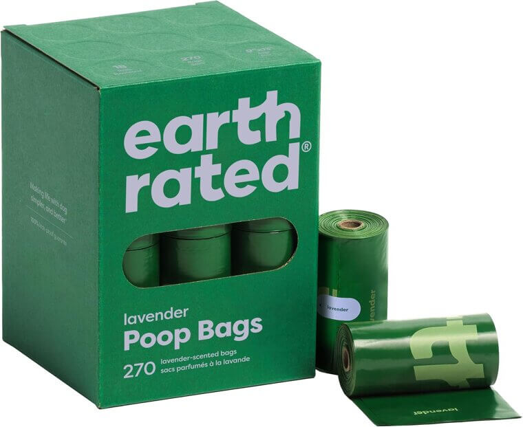 Earth Rated Poop Bags - Leak Proof, Extra Thick, Lavender Scented - Now 13% Off!