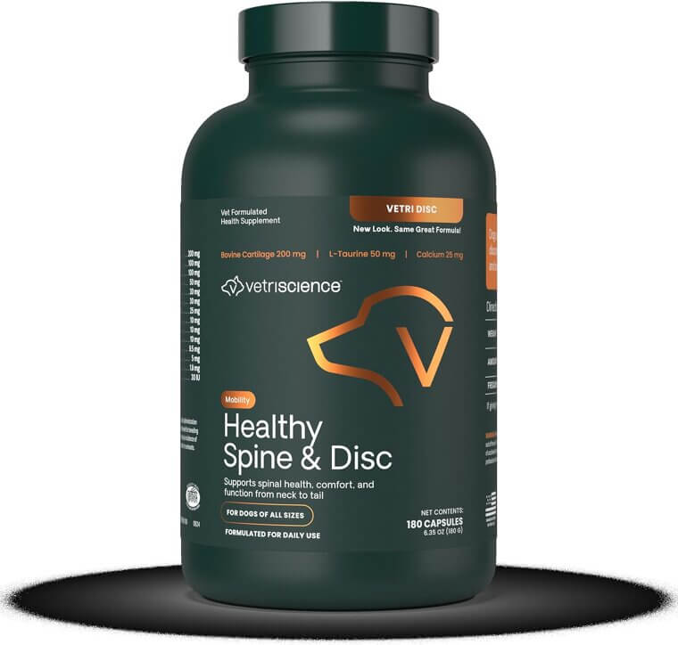 Healthy Spine & Disc Dog Supplement for Back Support - - Now 20% Off!