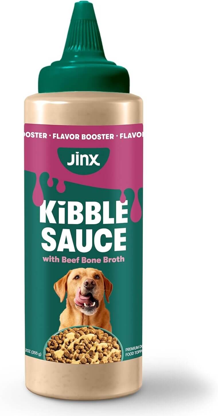Jinx Kibble Sauce - Flavorful Dog Food Topper with Beef Bone Broth 
