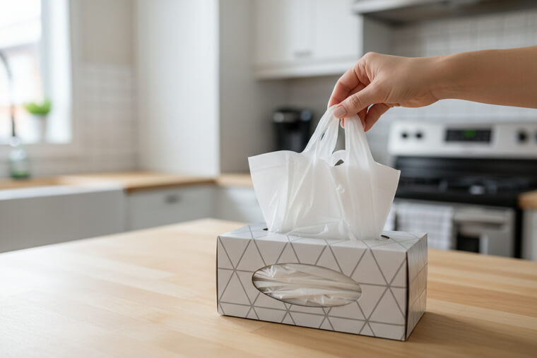 The Plastic Bag Dispenser That's Already in Your Kitchen