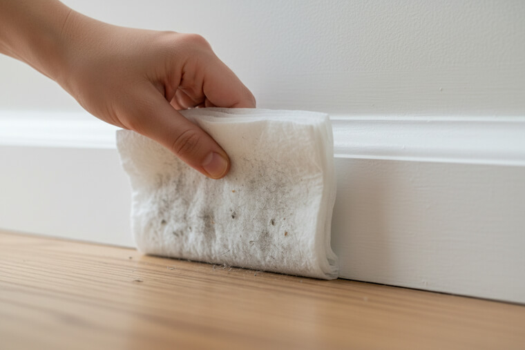 The Dryer Sheet Baseboards Solution