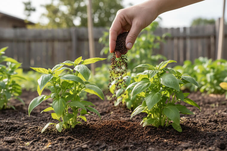 The Coffee Grounds Plant Food