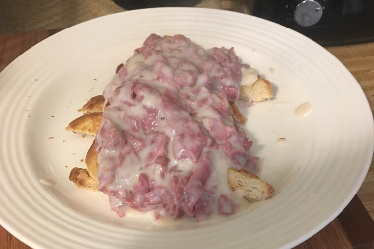 Chipped Beef on Toast (S. O. S. )